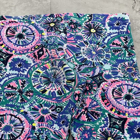 Lilly Pulitzer Girls Maia Legging The Swim Medallion Crop Size 12 - 14 - Picture 4 of 6